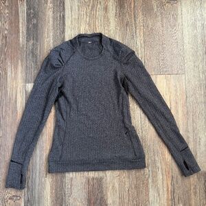 lululemon Define Jacket | Herringbone Heathered Black | Size 6